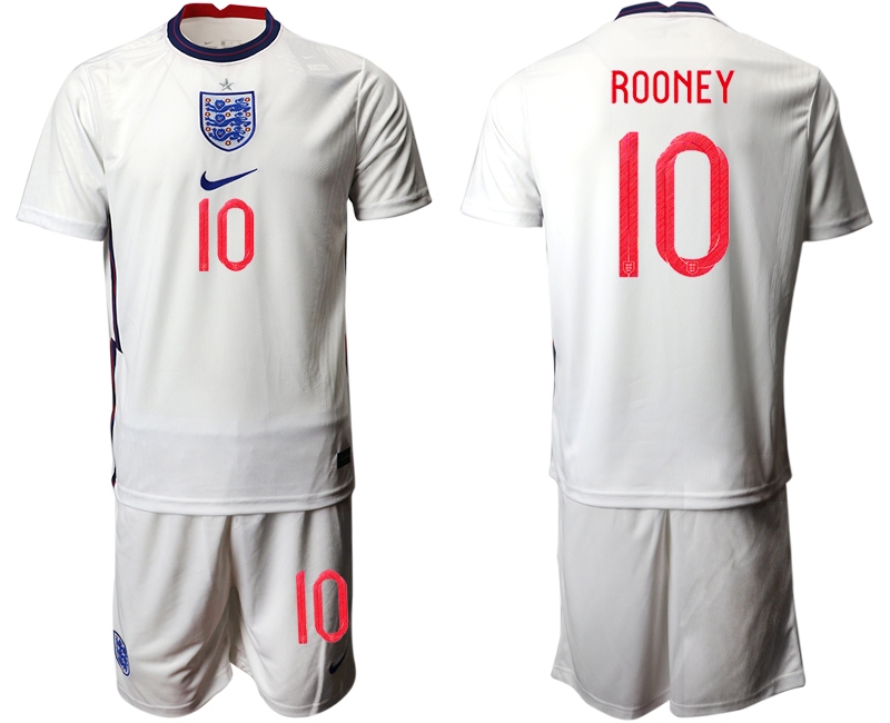 Men 2021 European Cup England home white #10 Soccer Jersey->england jersey->Soccer Country Jersey